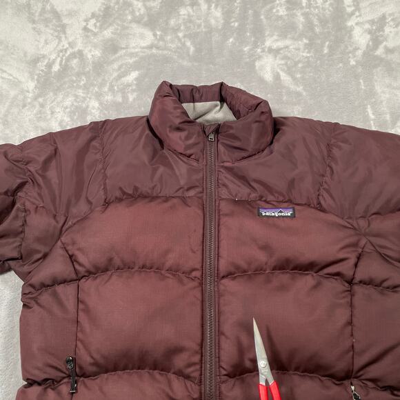 Patagonia Fitz Roy Jacket Womens Small Goose Down Quilted Outdoor Puffer Hiking - Picture 8 of 13